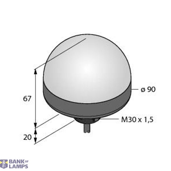 LED Signal Light Alternative order number : 92811   K90LRP image 1