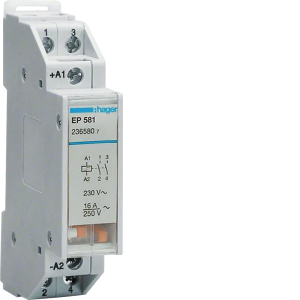 RELAY REMOTE CONTROLLED 12V AC 1NO+1NO SEQUENTIAL image 1