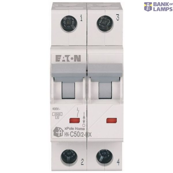 HN-C50/2-HX Eaton Moeller series xPole Home - HN/HN-HX MCB image 1