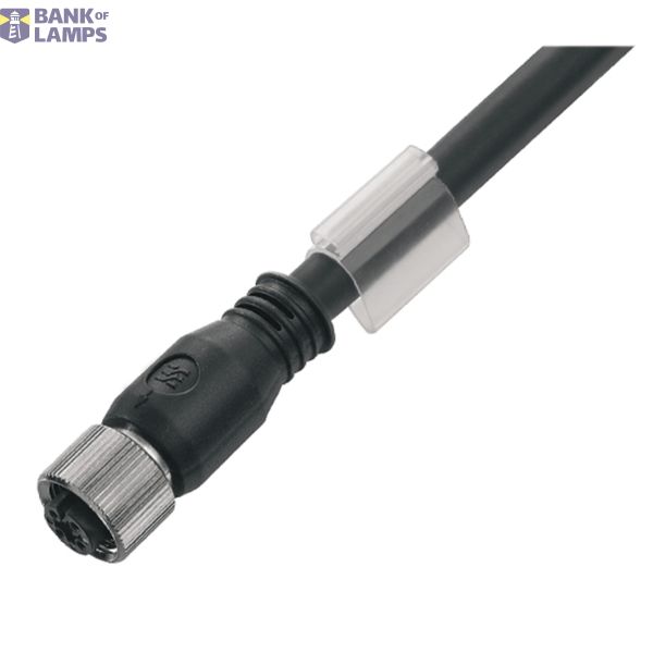 Sensor-actuator Cable, M12, Number of poles: 4, 2 m, Female socket, st image 1