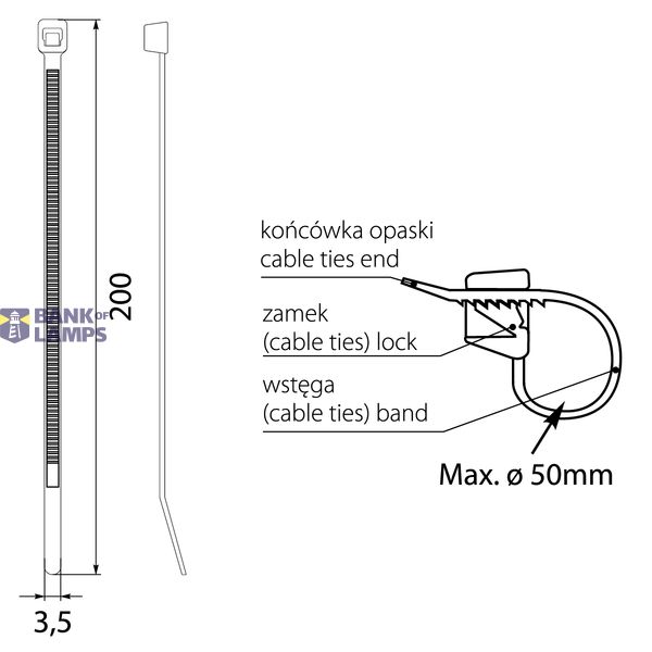 Black headband OZC 35-200 UV image 2