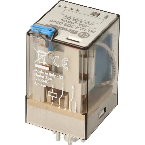 Rel. 2CO 10A/Current SENing 2,0A/DC/Agni/Test button/Mech.ind (60.12.4.202.0040) image 3