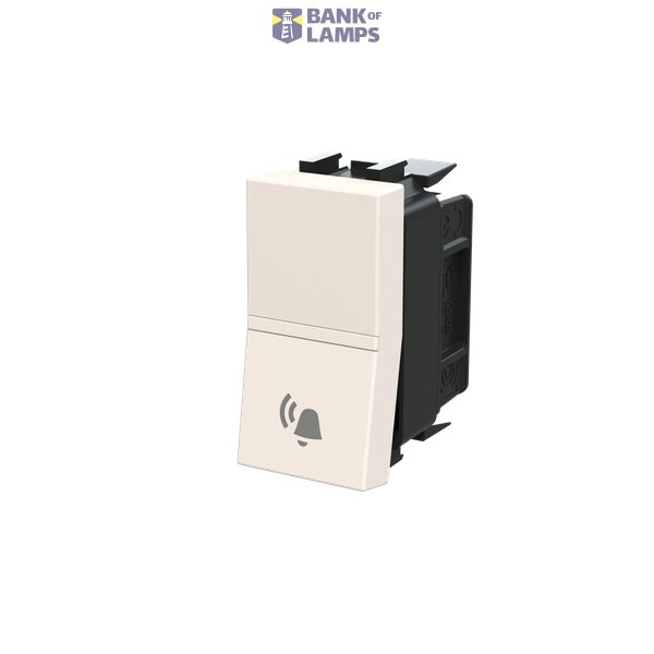 Push-button, NO, SP with bell symbol - 1M - Total White image 2