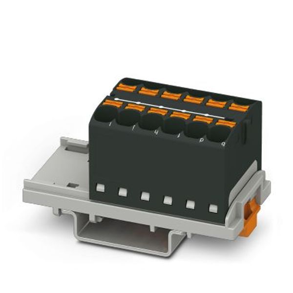 PTFIX 12X4-NS35 BK - Distribution block image 2