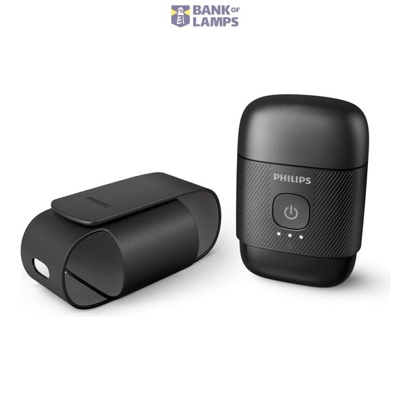 Philips Compact Shaver | S591/05 500 Series | Operating time (max) 40 min | Wet & Dry | Lithium Ion | Metallic Black image 1