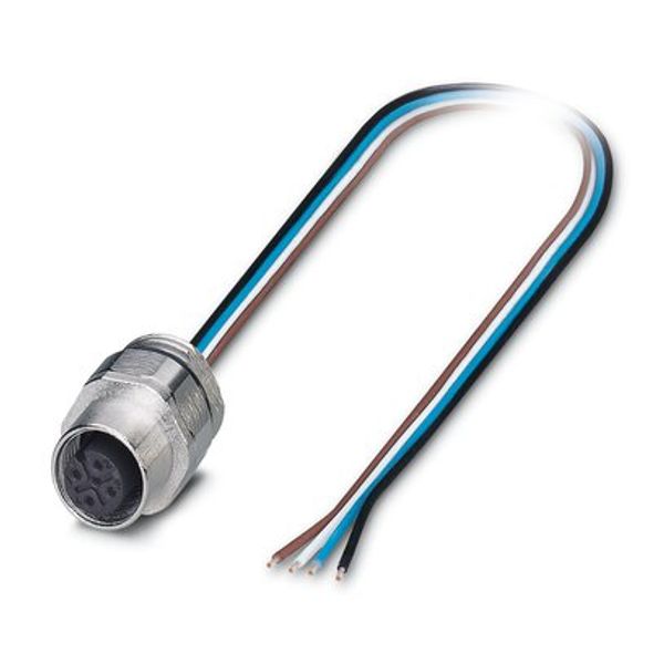 SACC-EC-M12FS-4CON-PG9/1,5 - Device connector front mounting image 1