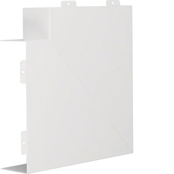 Flat angle cut-laminating made of sheet steel to LFS 60x200mm traffic white image 1