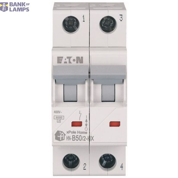 HN-B50/2-HX Eaton Moeller series xPole Home - HN/HN-HX MCB image 1