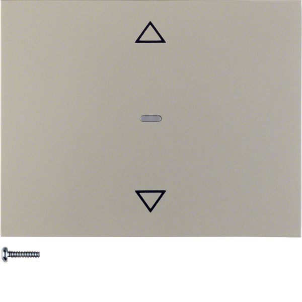 KNX radio blind button quicklink K.5 stainless steel, lacquered image 1