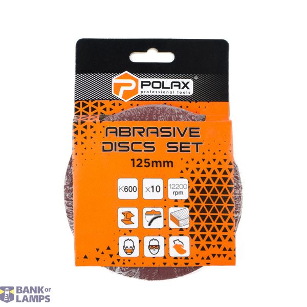 Abrasive discs set 125мм, Abrasive grit  К600 image 2