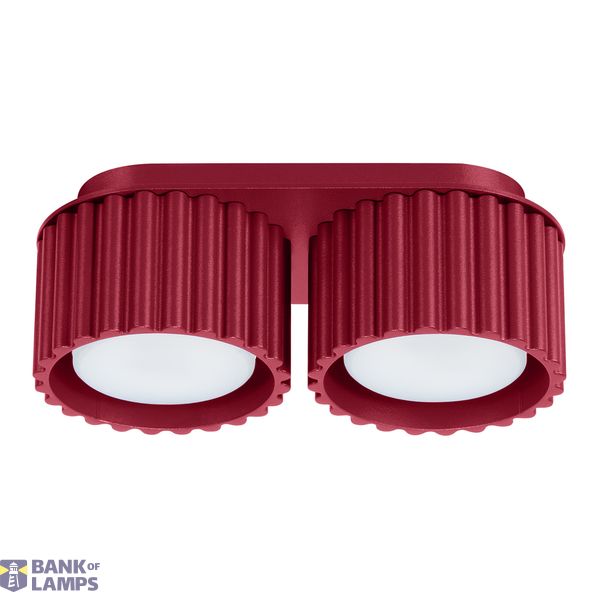 Ceiling lamp AURA 2 burgundy Gx53 image 2