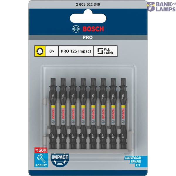 Impact Control Screwdriver Bit pack, 8-piece image 2