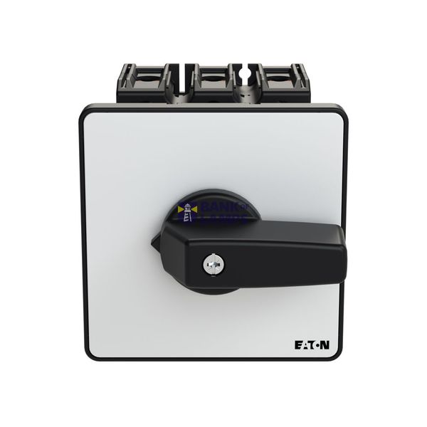 P3 Main switch, 80 A,Rear mounting, 3 pole, Form Z, Black, Door coupli image 3