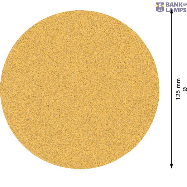 EXPERT C47 Sandpaper with no holes for Angle Grinders and Drills 125 mm, G 6 5-pc image 1