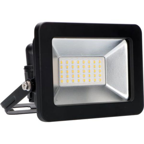Floodlight - 30W 3300lm 4000K IP65  - Sanan LED - Black image 1