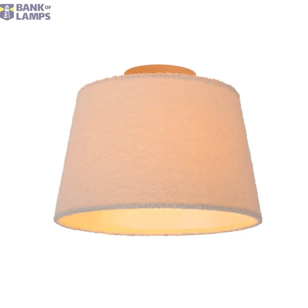Lucide WOOLLY - Ceiling light - Ø 28 cm - 1xE27 - Beige image 1