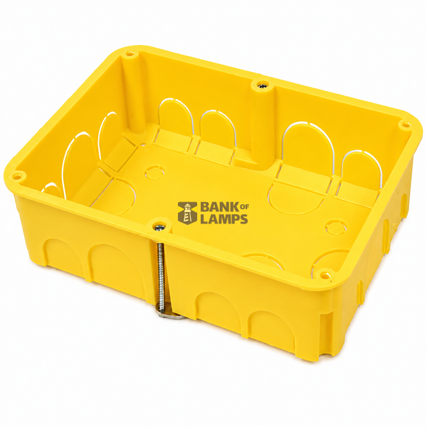 Drywall Flush Mount Square Junction Box 155x105 IP30 image 1