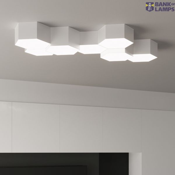 CEILING LAMP SUNDE 11 WHITE E27 2X60W IP20 image 5