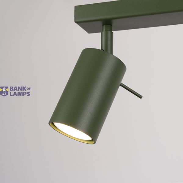 RING CEILING LAMP 4L OLIVE GREEN 4XGU10 image 4