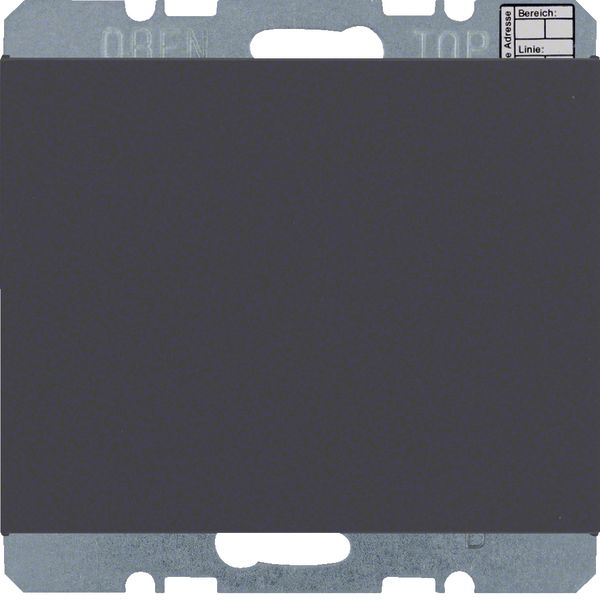 KNX CO2 sensor w. humidity and temperature regulation, K.x anthr. matt image 1