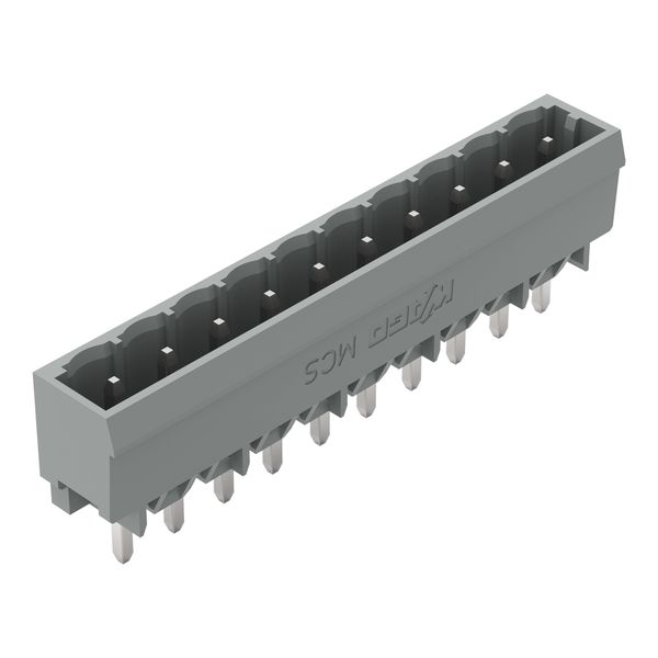 THT male header 1.2 x 1.2 mm solder pin straight gray image 2
