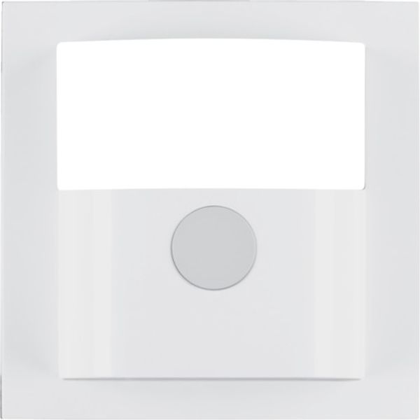 Cover for motion sensor, compact, Berker S.1, white, gloss image 1