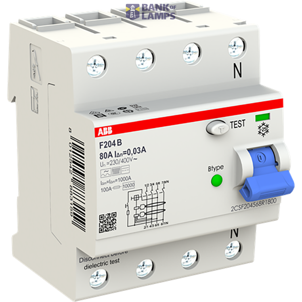Residual Current Circuit Breaker F200 - 4P - 30 mA - 80 A - Type B image 2