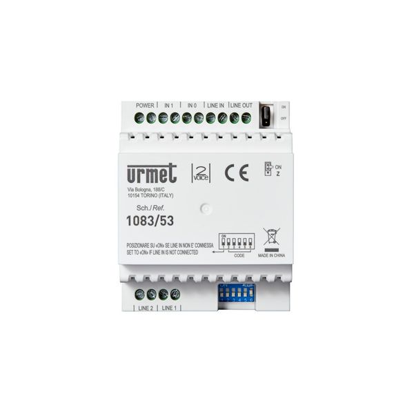 NEW 2VOICE COLUMN INTERFACE (4 DIN RAIL BAR) image 1