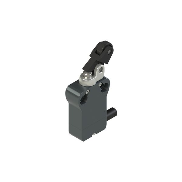 Modular prewired switch with offset roller lever image 1