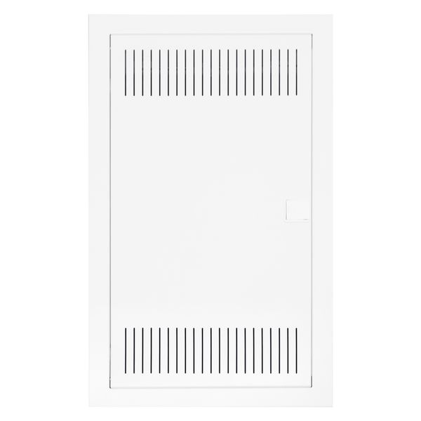 Flush-mounted media enclosure 3-rows - partition wall image 1