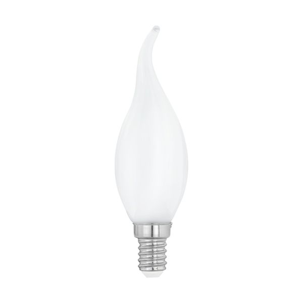 LM-E14-LED-FILAMENT OPAL Windshock candle C35 4W/470lm 2700K image 1