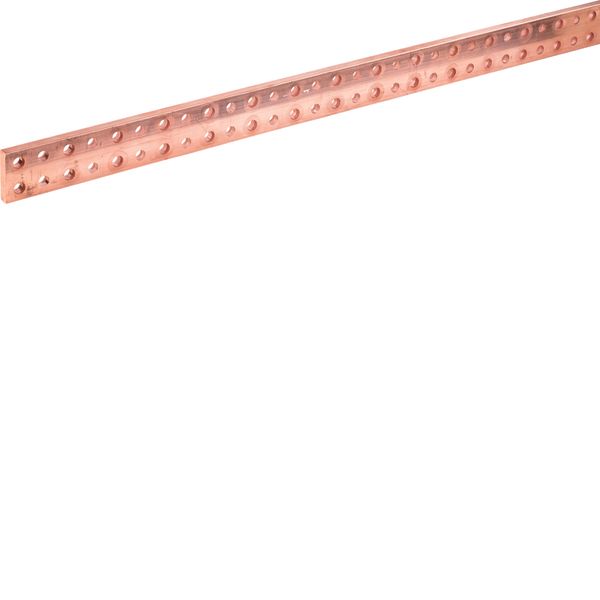 Copper rail quadro 50x10 L1750 mm image 1