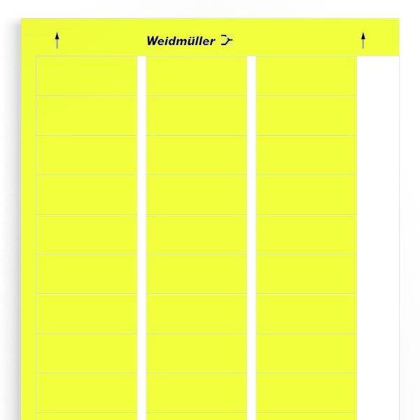 LaserMark, Device markers, 22 x 56 mm, yellow image 1