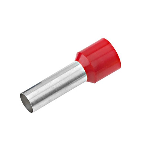 Wire ferrule isolated, 1mmý, L1= 12mm, red image 1