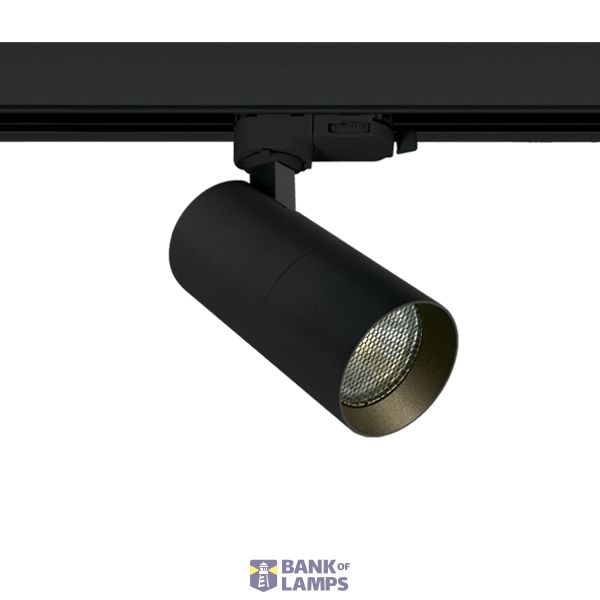 BLACK MR16 GU10 10W TRACK SPOT DARK LIGHT image 1