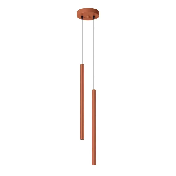 HANGING LAMP PASTELO 2 RED OCHRE 2XG9 image 1