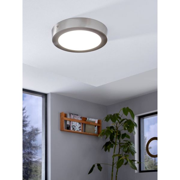 Fueva-C 16W LED-BLUETOOTH©-RGB/CCT Spot 225 nickel image 1