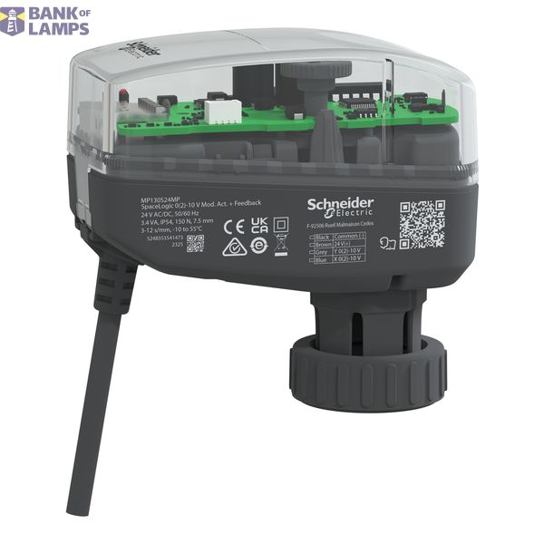 SpaceLogic MP130S PIBCV Modulating Actuator, Non-Spring Return, 24V AC image 1