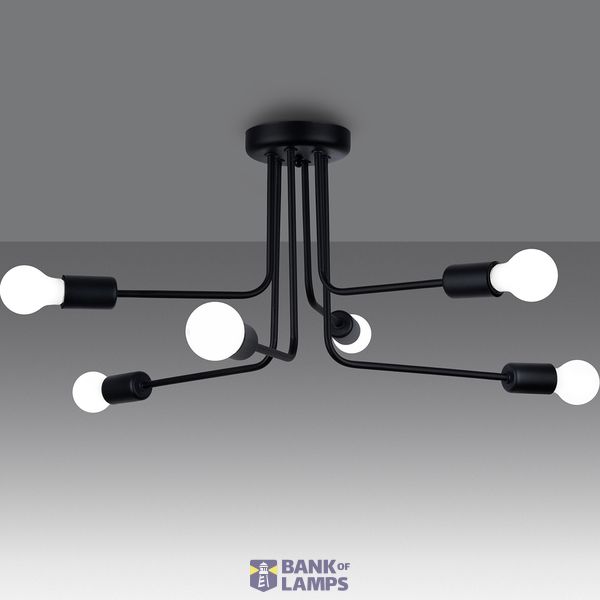 Chandelier NORAH 6 black image 4