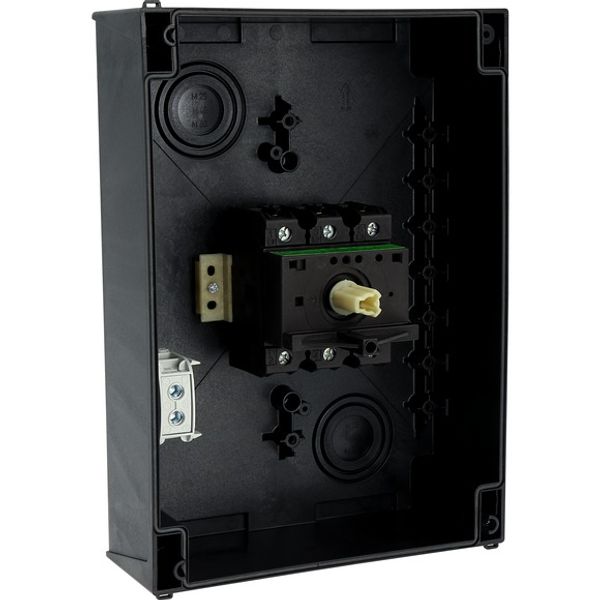P3-100/I5/SVB-SW Main switch, P3, 100 A, surface mounting, 3 pole, STOP function, With black rotary handle and locking ring, Lockable in the 0 (Off) position image 13