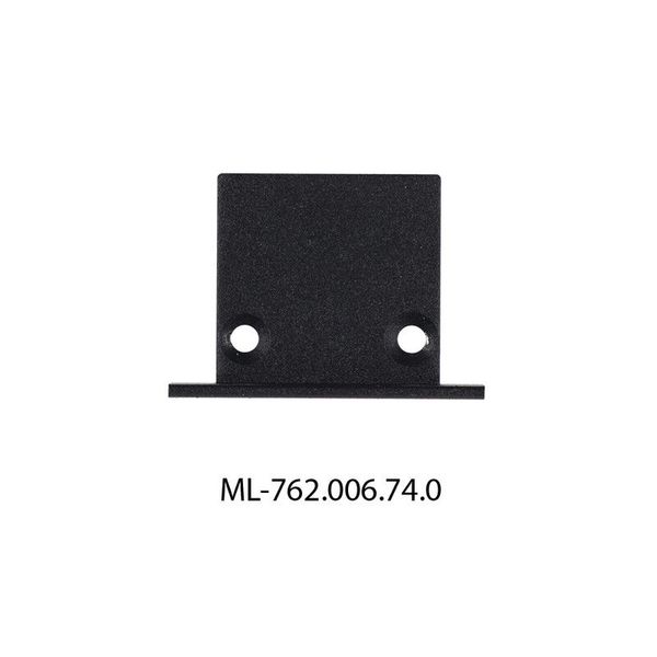 End cap for VF without hole, black color, 1 pc image 1