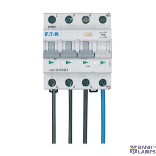 RCD/MCB combination switch 6kA 3p+N 16A B-kar 300mA FLEX aside image 2