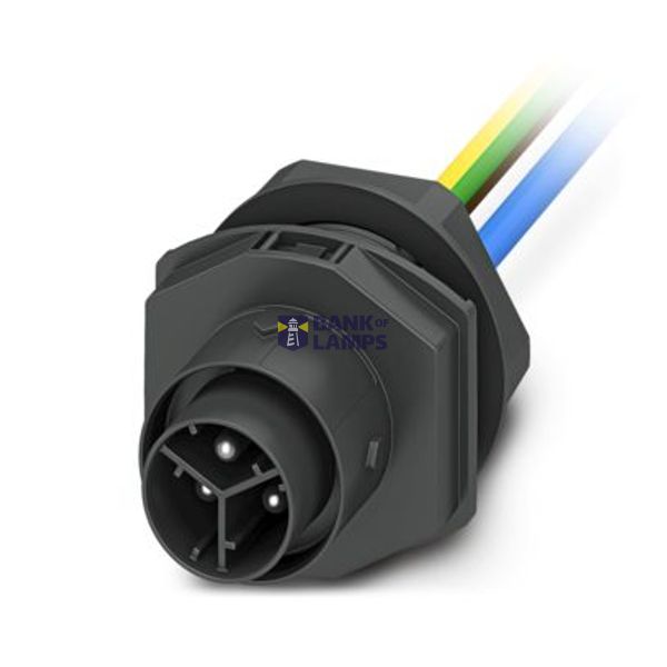 IPD W 3P2,5 M 0,5 M25 BK - Panel feed-through image 1