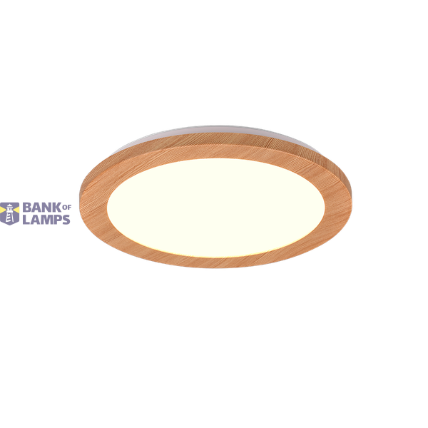 Camillus LED ceiling lamp 26 cm wood image 1