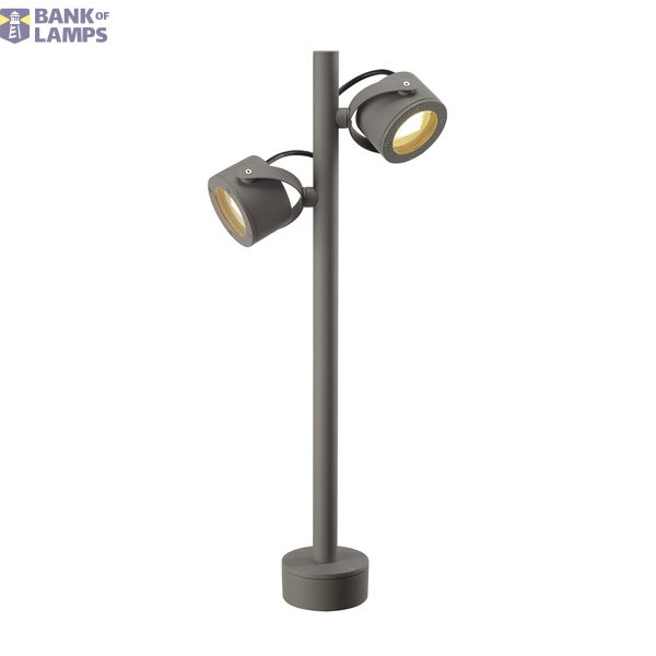 SITRA 360 SL outdoor floor stand, stone grey, GX53, max. 2x 9W, IP44 image 1