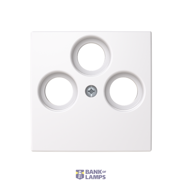Center plate for TV/R/SAT, 85mm image 1