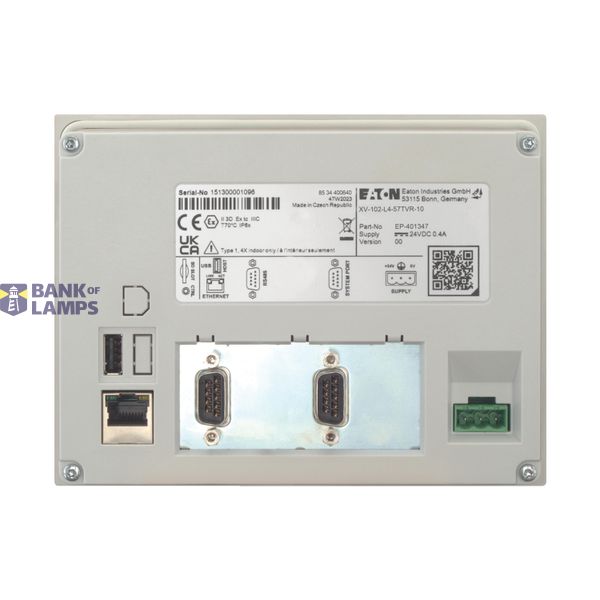 Touch panel XV-102, 24 V DC, 5.7 Inch, 1 x USB, 1 x RS-232, 1 x RS-485 image 3