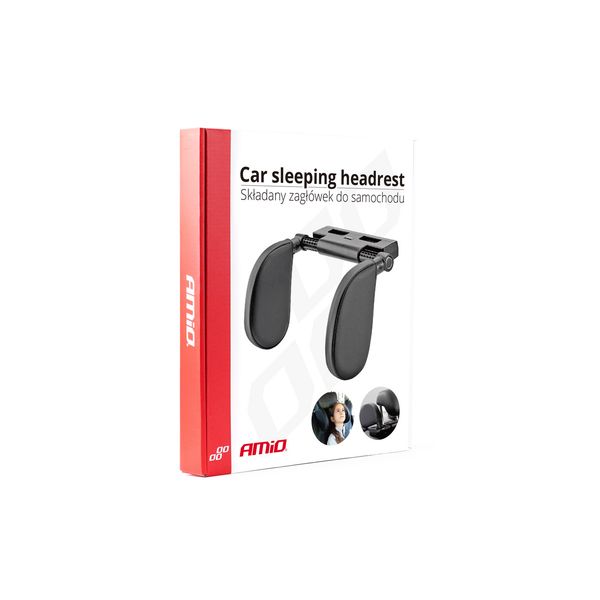 Car sleeping headrest PVC leather finish AMIO-02559 image 1