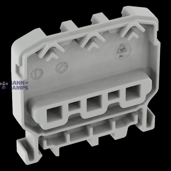 ABA 310 N/PE 3x10 mm busbar DIN-rail adapter image 1