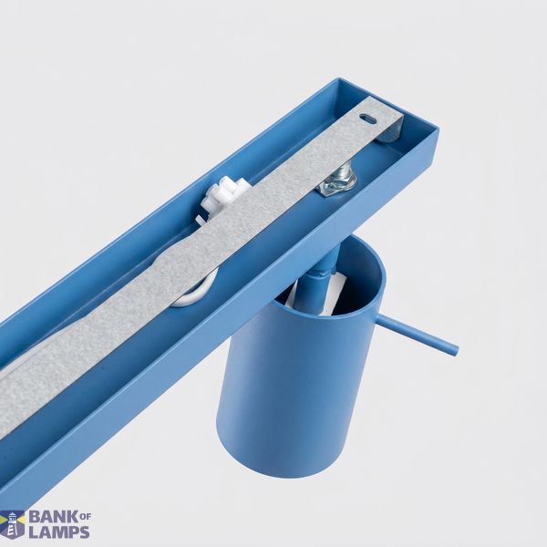 Ceiling lamp RING 4L azure image 3